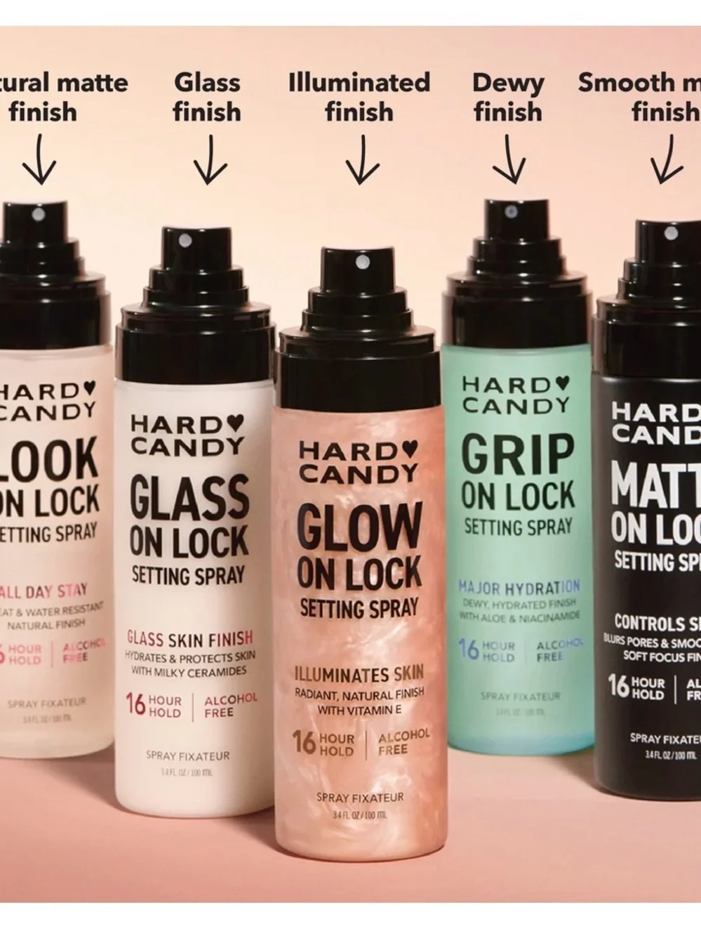 Hard Candy Glass On Lock Setting Spray — Brand New w/ Seal on Top